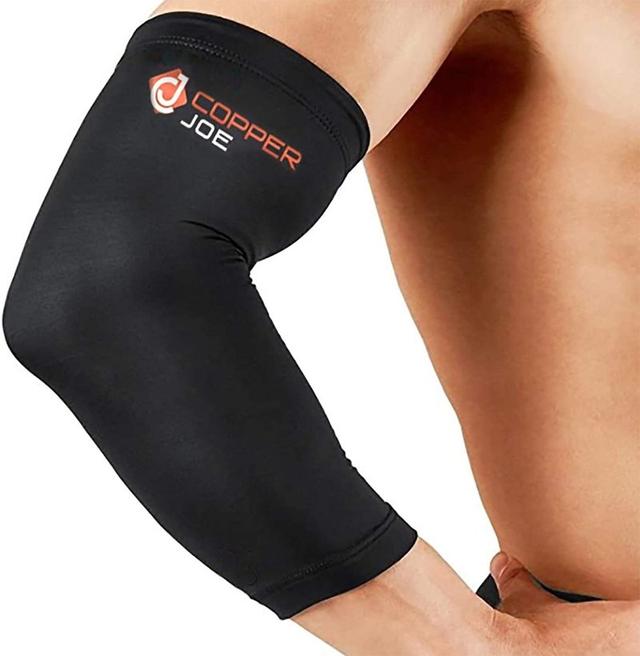 Copper Joe Recovery Elbow Compression Sleeve - Ultimate Copper Relief Elbow Brace for Arthritis, Golfers or Tennis Elbow and Tendonitis. Elbow Support Arm Sleeves For Men and Women – by TYH US Corp on TurtlesEgg Marketplace