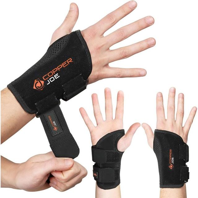 Copper Joe Ultimate Copper Infused Wrist Brace for Carpal Tunnel, Tendonitis, Arthritis- Day and Night Wrist Support Brace - For Men and Women, Left or Right Hand – by TYH US Corp on TurtlesEgg Marketplace