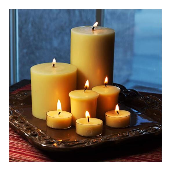 Queen B Beeswax Candles